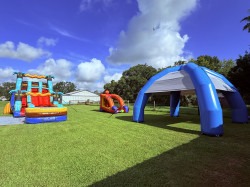20x20 blue/grey spider tent